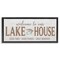 Stupell Industries Lake House Rustic Welcome Floating Frame, design by Seven Trees Design